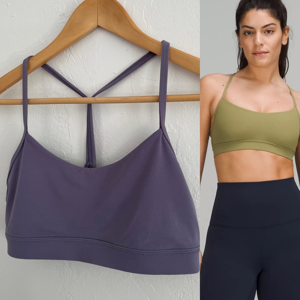 Lululemon Flow y Nulu Sport Bra, light purple Size 8